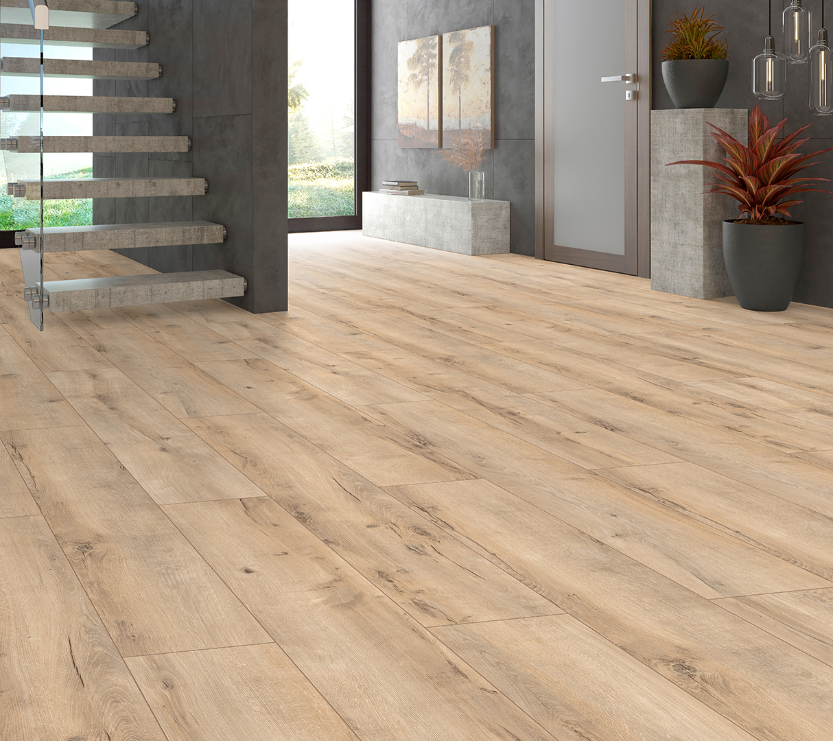 Aqua Waterbestendig Laminaat XL Oak Rustic Beige WR 3400019119-